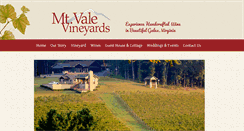 Desktop Screenshot of mtvalevineyard.com